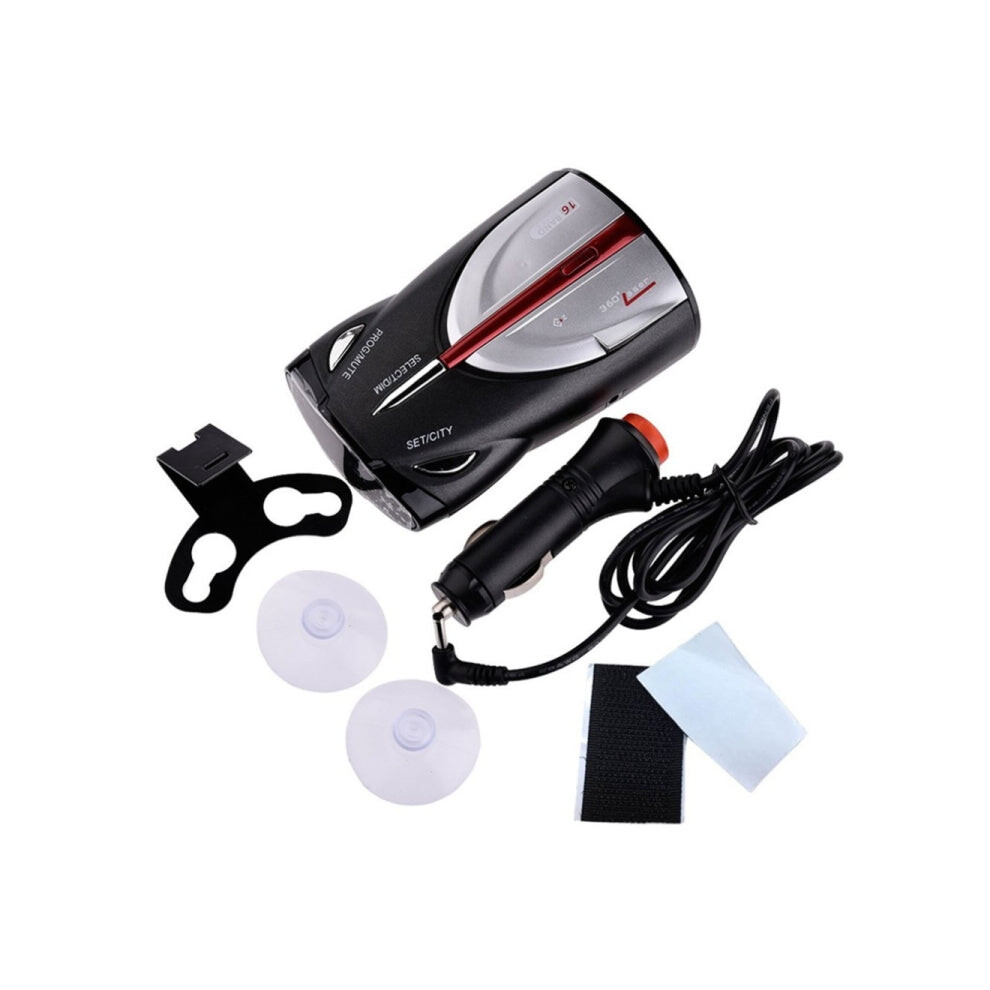 12V Laser Anti Radar Car Detector 360 Degree Led Display Police Speedometer Voice Alert/Alarm 740441808956