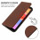 For ZTE Blade A31 Plus Magnetic Closure Leather Phone Case(Brown) 6