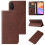 For ZTE Blade A31 Plus Magnetic Closure Leather Phone Case(Brown) 2