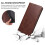 For ZTE Blade A31 Plus Magnetic Closure Leather Phone Case(Brown) 7