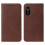 For ZTE Blade A31 Plus Magnetic Closure Leather Phone Case(Brown) 3