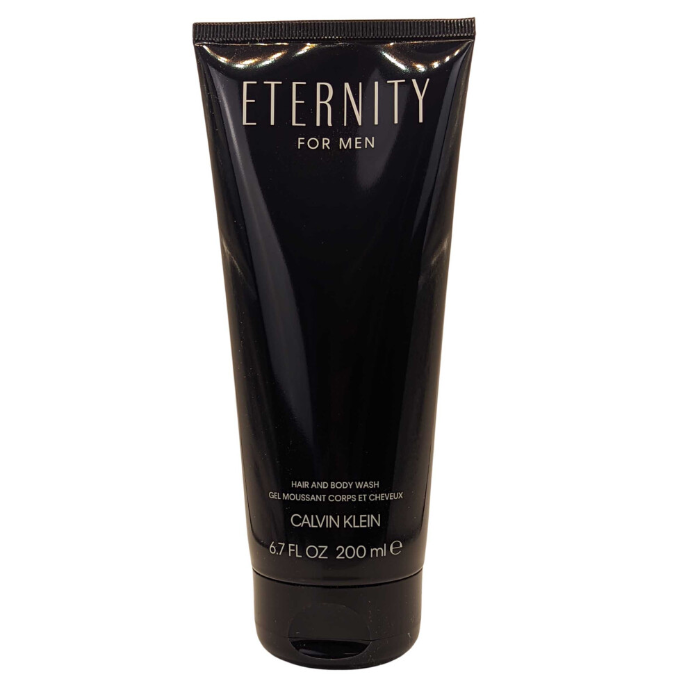 Calvin Klein Eternity For Men Hair & Body Wash 200ml – Dual-Purpose Cleanser with Long-Lasting Fragrance