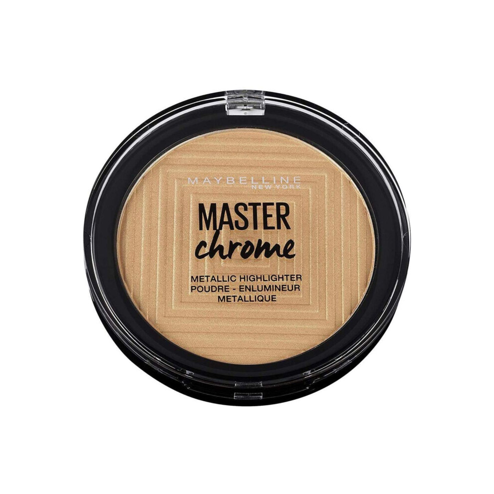 Maybelline Master Chrome Metallic Highlighter Poudre Enlumineur 9g Molten Gold #100