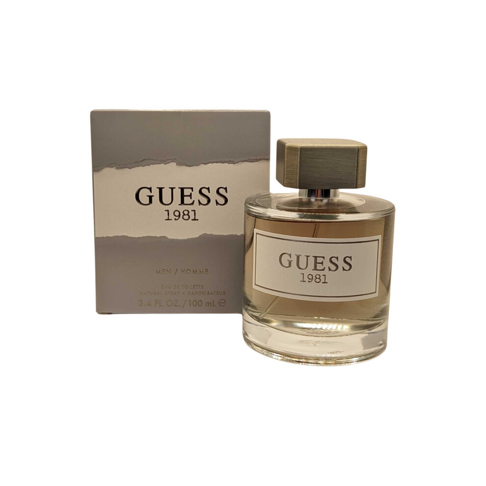 Guess 1981 Men Eau De Toilette 100ml Spray For Mens