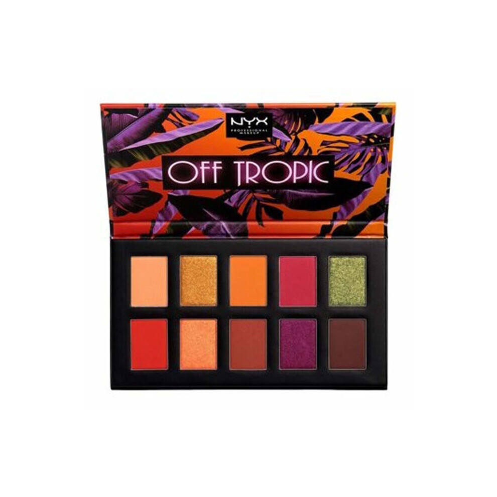 Nyx Professional Makeup Off Tropic Shadow Palette, Shifting Sand