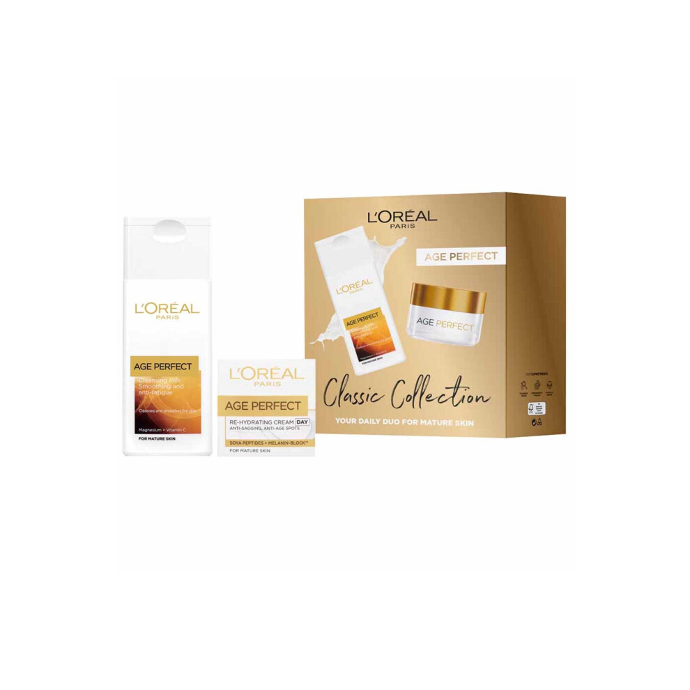 L'Oreal Paris Classic Collection Day Cream Mature Skin Care Gift Set