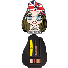 W7 | Seasonal Sets | London Girl Collection Gift Set | Mascara, Eyeliner, Liquid Lipstick and Eyeshadow