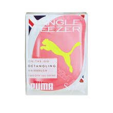 Tangle Teezer Puma, Compact Styler Detangling Hairbrush, Neon Yellow