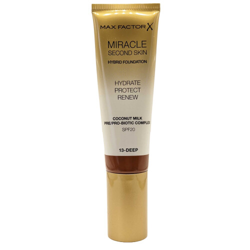 Max Factor Max Factor Miracle Second Skin Foundation - 013 Deep - 30Ml