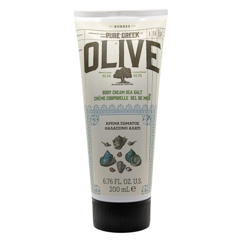 Korres KORRES Pure Greek Olive & Sea Salt Body Cream 200ml, Vegan