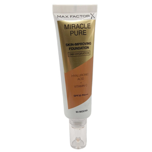 Max Factor Max Factor Miracle Pure Skin Improving 24H Hydration Foundation 30ml - 93 Mocha