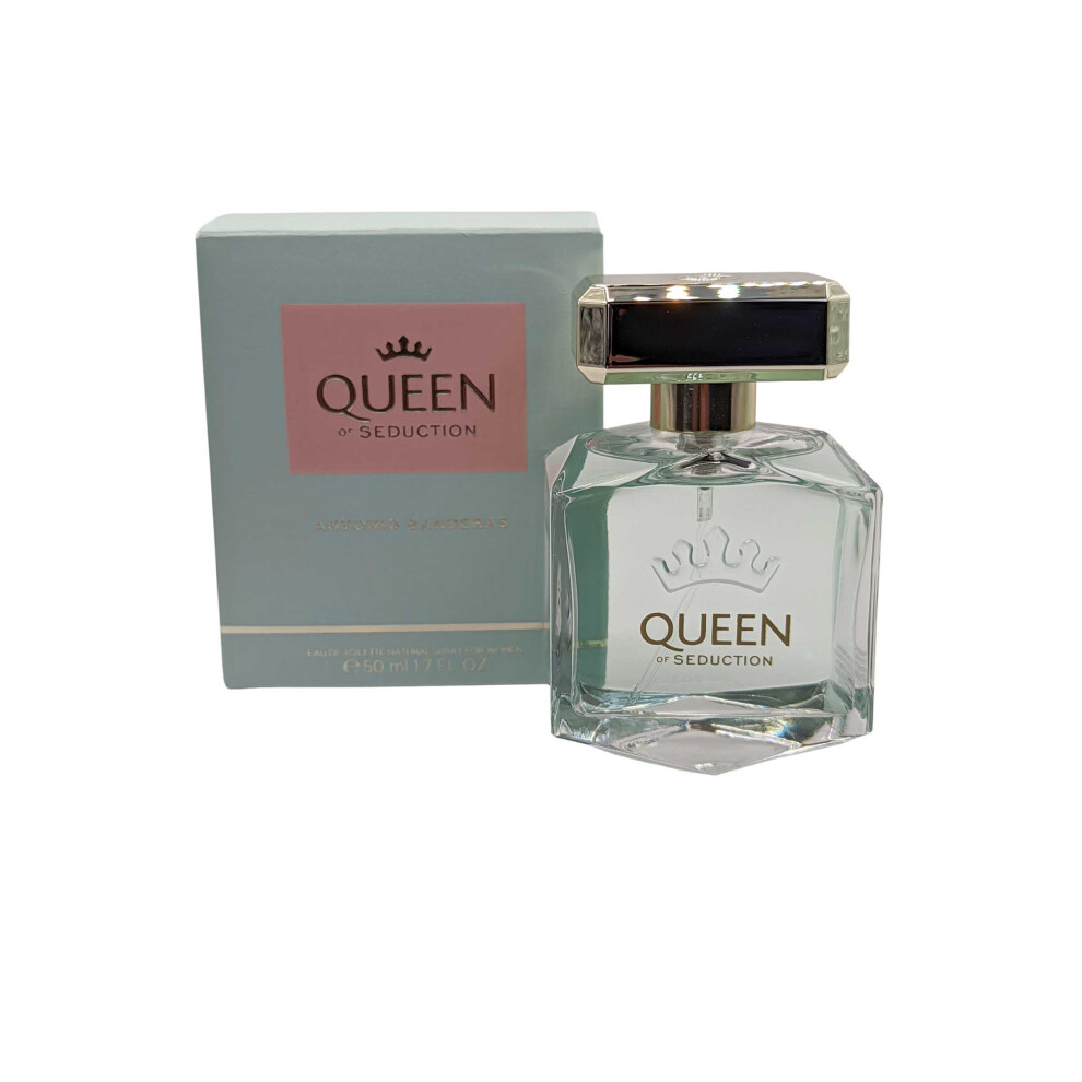 Antonio Banderas Perfumes - Queen Of Seduction - Eau de Toilette Spray for Women, Floral with Marine Notes Fragrance - 50 ml