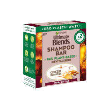 Garnier Ultimate Blends Ginger Recovery Revitalising Shampoo Bar for Weak, Dull Hair 60g