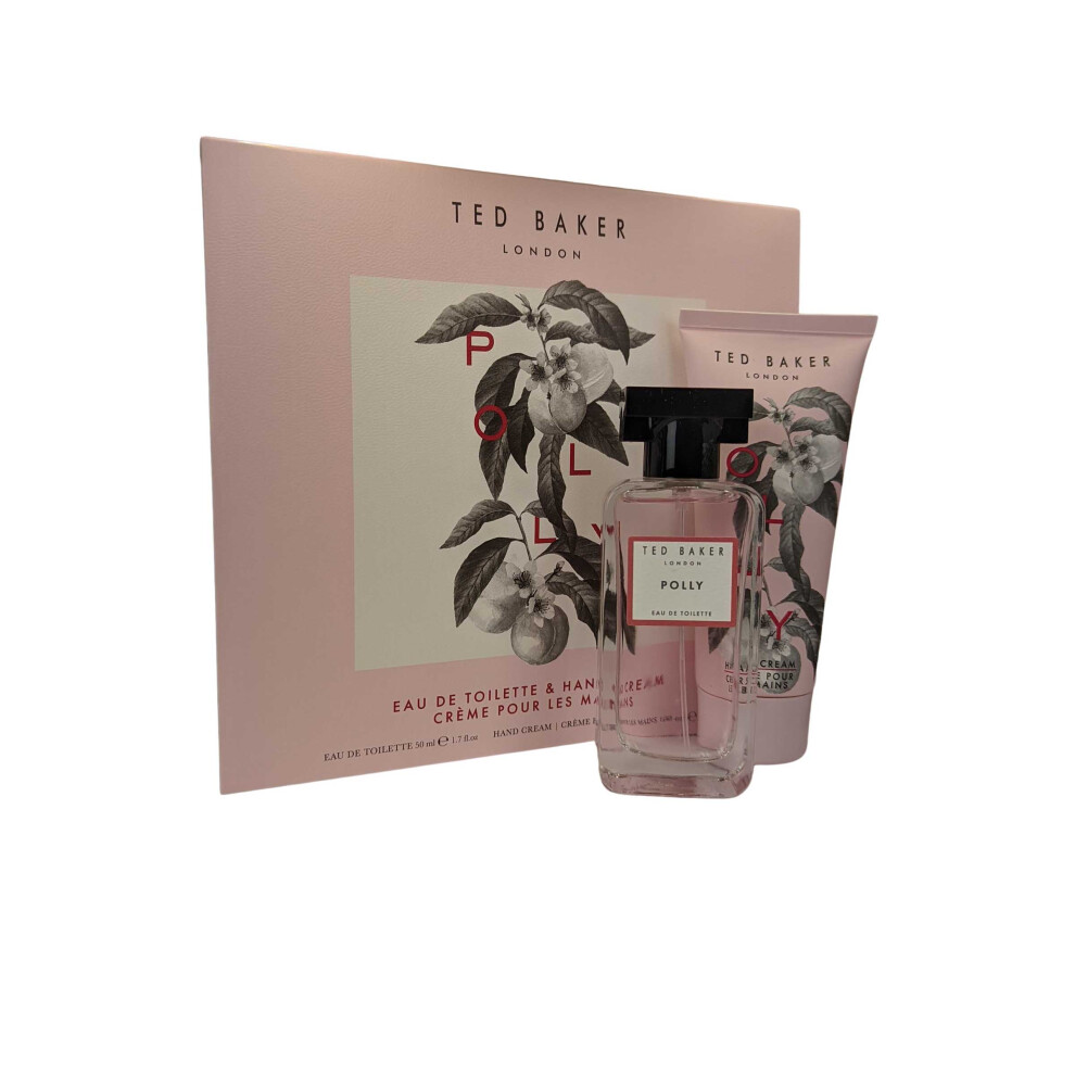 Ted Baker Polly Gift Set 50ml EDT Spray + 100ml Hand Cream