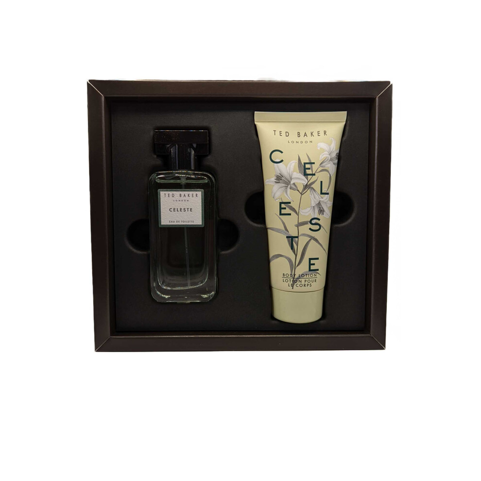 Ted Baker Celeste Gift Set 50Ml Edt Spray + 100Ml Body Lotion