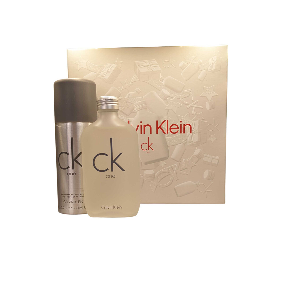 Calvin Klein Ck One 2 Piece Gift Set: EDT 100ml - Deodorant Spray 150ml