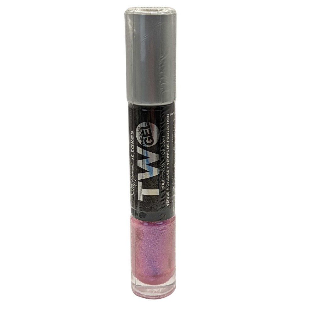 Miracle Gel Sally Hansen It Takes Two Nail Colour & Top Coat 2x3.75ml Quartz & Kisses #950