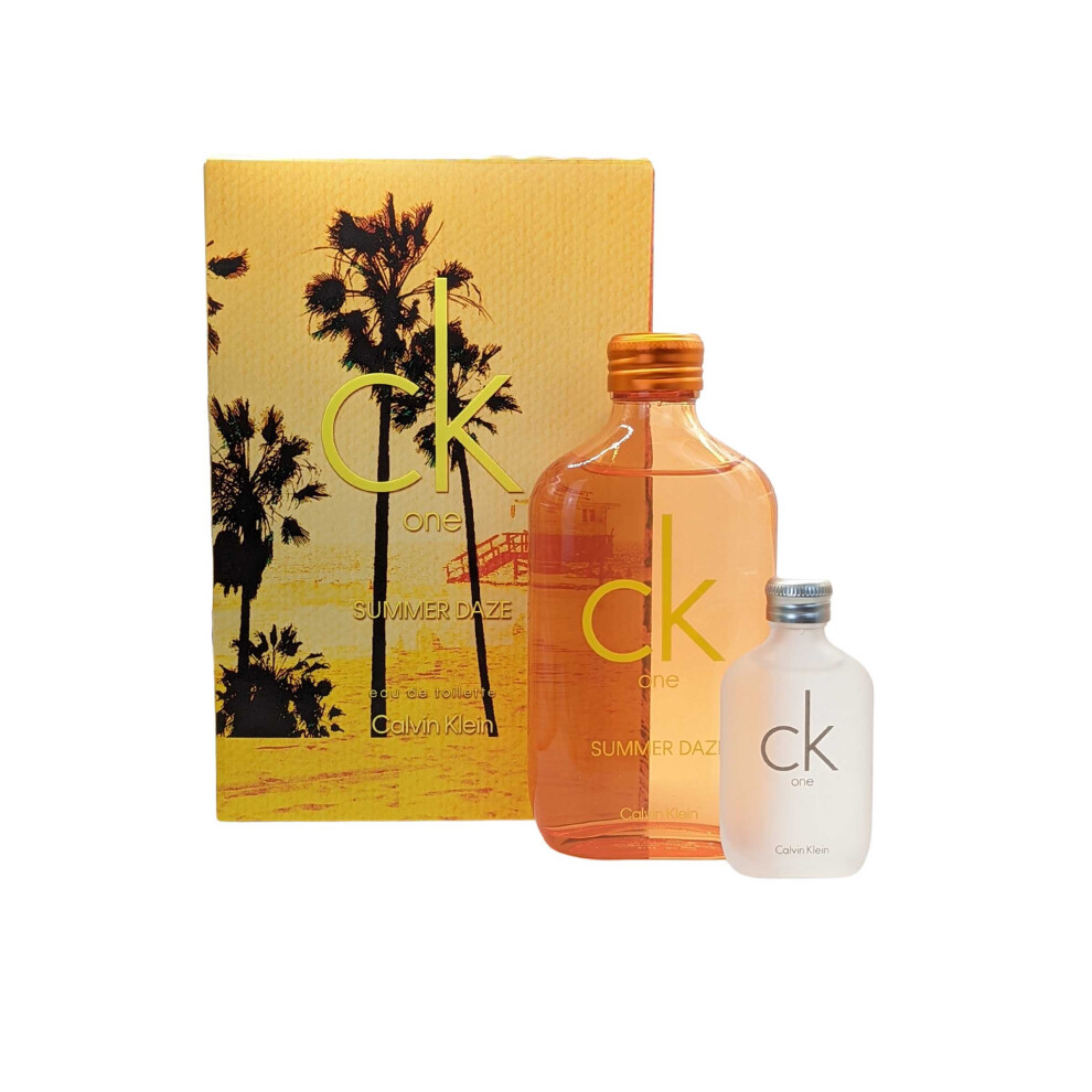 Calvin Klein CK One Summer Daze Eau de Toilette Spray 100ml Eau de Toilette 15ml