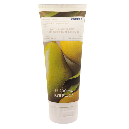 Korres Bergamot Pear Korres Body Smoothing Milk 200ml Hydrate + Soften