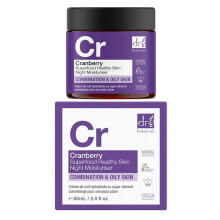 Dr Botanicals Night Moisturiser Healthy Skin 60ml Combination & Oily Cranberry Infuse