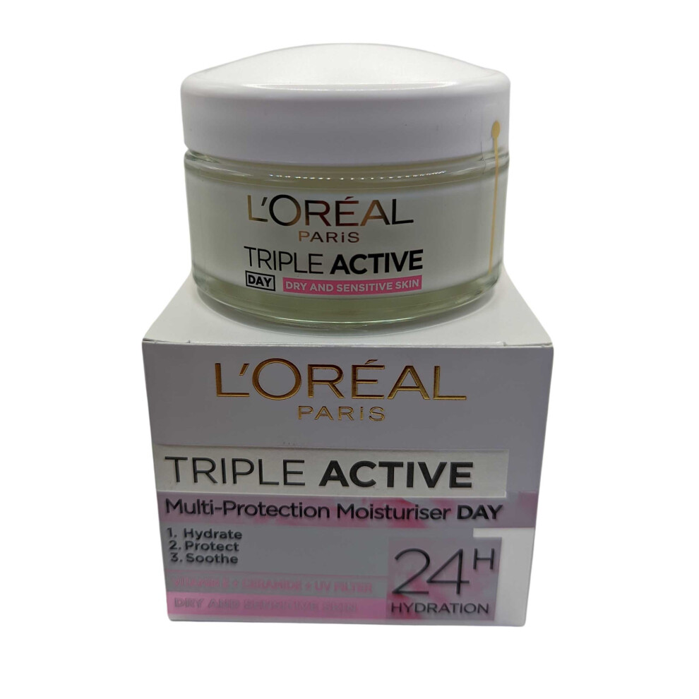 L'Oreal Paris Triple Active Day Multi Protection Moisturiser 50ml
