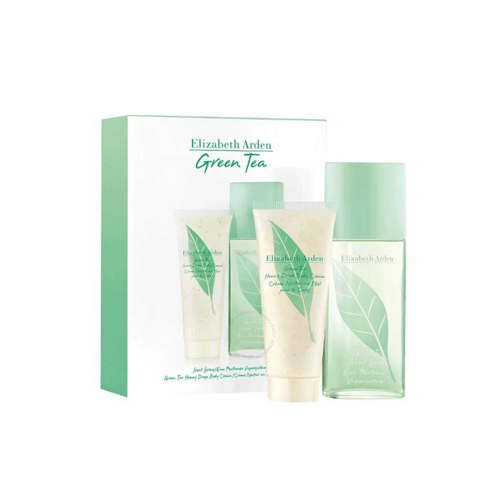 Elizabeth Arden Green Tea Scent Spray Eau Parfumee 100ml Honey Drop Body Cream 100ml