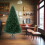 Evre (7ft) EVRE Green Artificial Spruce Christmas Tree 3