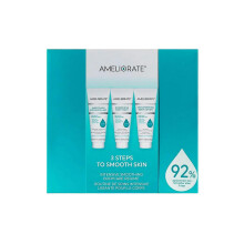 Ameliorate Smooth Skin Sicence 3 Steps to Smooth Skin Body Pack Exfoliant, Body Wash, Body