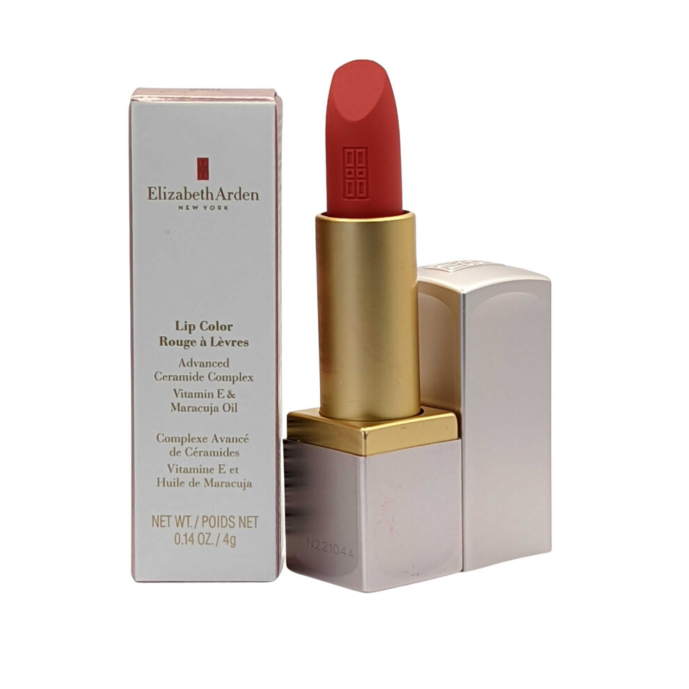 Elizabeth Arden Advanced Ceramide Complex Arden Lip Color Lipstick with Vitamin E 4g Legendary Red MATTE #107