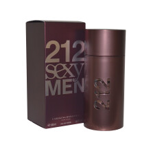 Carolina Herrera 212 Sexy Men Eau de Toilette 100ml EDT Spray - Seductive Bergamot, Mandarin, Gardenia, Cardamom, Sandalwood & Vanilla