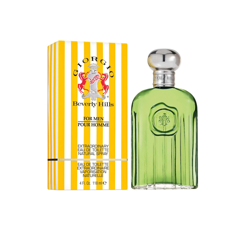 Giorgio Beverly Hills Pour Homme 118Ml Edt Spray Yellow