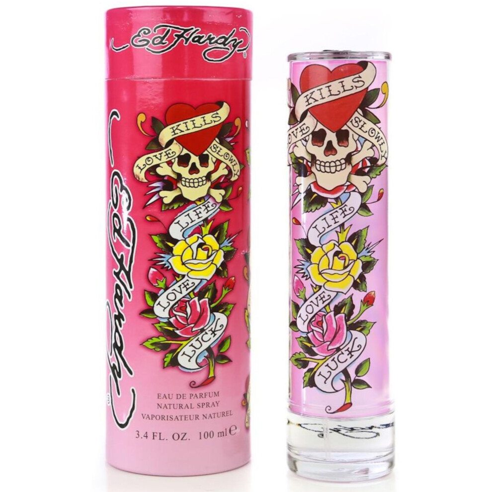 Ed Hardy For Her Edp 100Ml By Christian Audigier – Bold Fruity-Floral Musk, Long-Lasting
