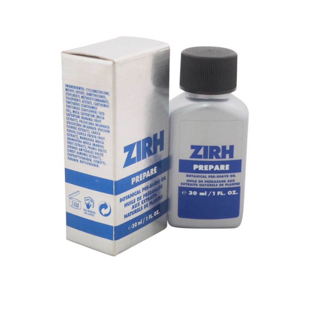 Zirh PREPARE Botanical Pre-Shave Oil, 30ml