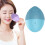 Mini Silicone Cleansing Instrument Washing Face Brush(Blue) 1