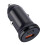 PD 20W USB-C / Type-C  QC 3.0 USB Interface Fast Charging Car Charger (Black) 4
