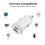 PD 20W USB-C / Type-C  QC 3.0 USB Interface Fast Charging Car Charger (White) 5