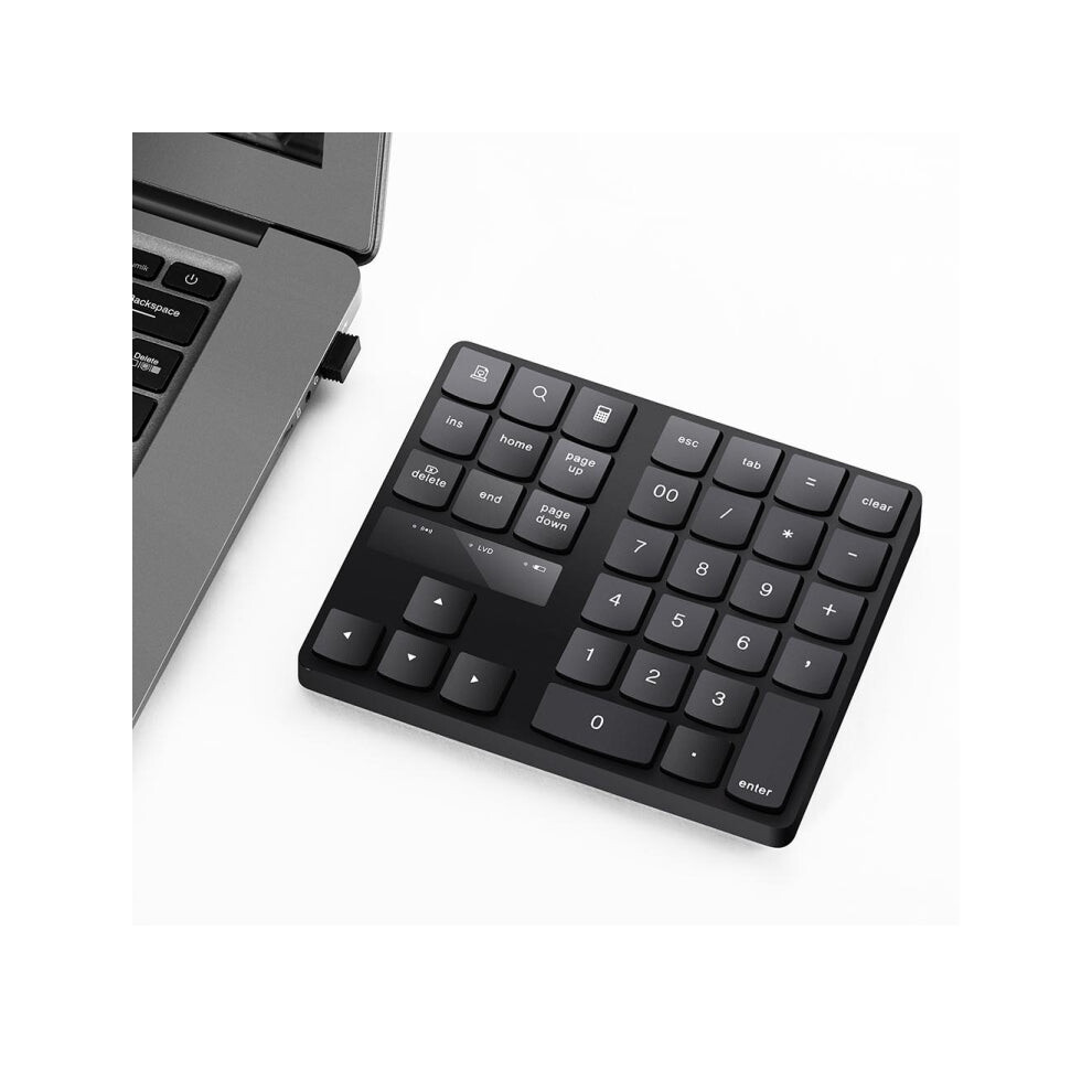 2.4G Usb Wireless Numeric Keypad 35 Keys Charging Digital Keyboard Notebook Laptop Mini Numpad 740390262908
