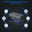 Aemeku Car 200W Inverter USB Power Converter Socket, US Plug 6