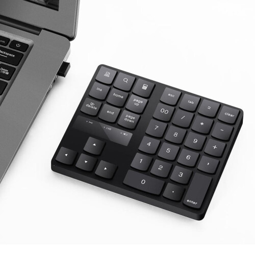 2.4G USB Wireless Numeric Keypad 35 Keys Charging Digital Keyboard Notebook Laptop Mini Numpad 1