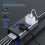 Aemeku Car 200W Inverter USB Power Converter Socket, US Plug 5