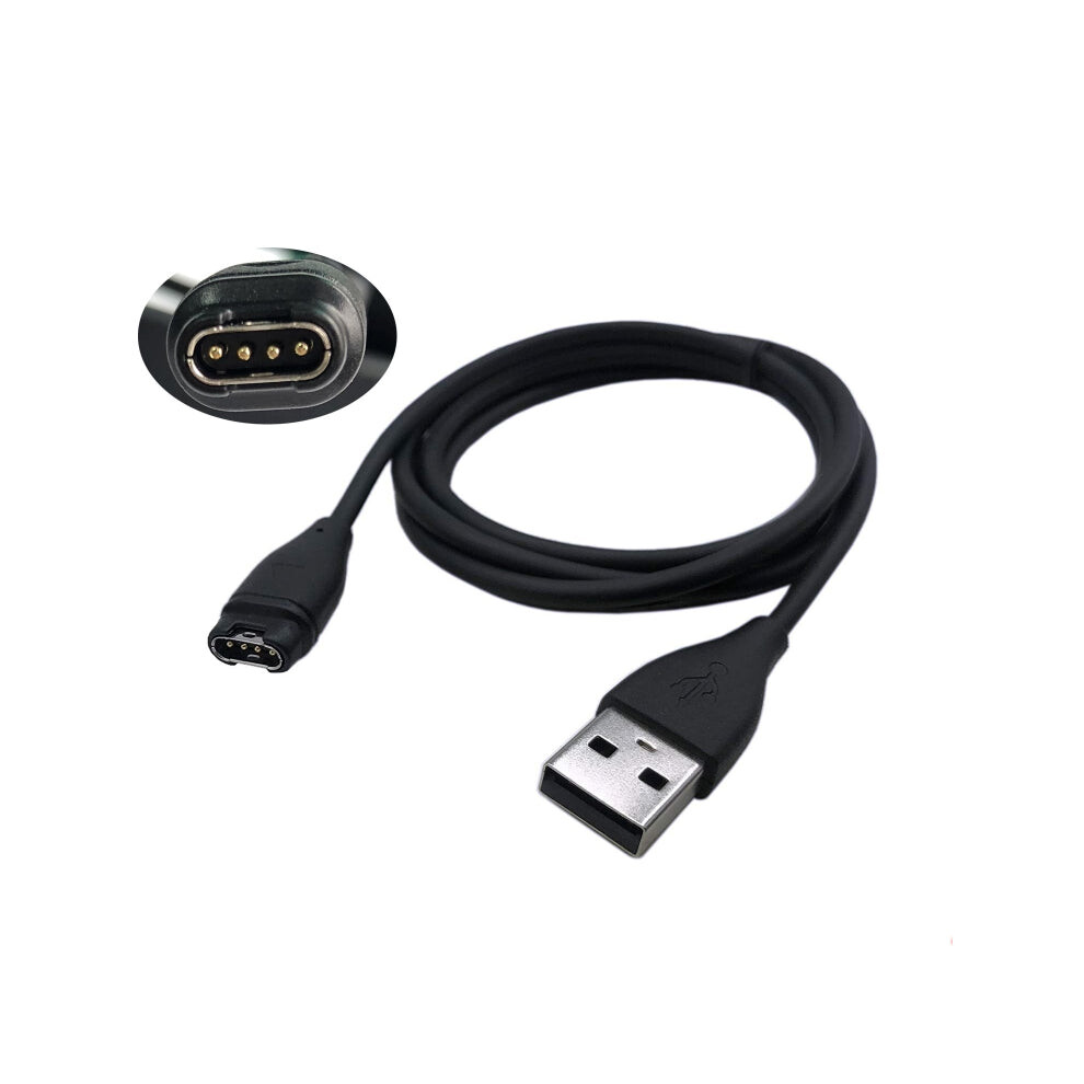 Universal Usb Cable For Garmin Fenix 5 / 5X /5S, Vivoactive 3, Forerunner 935(Black) Black 740390261185