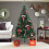 Evre (8ft) EVRE Green Artificial Spruce Christmas Tree 4