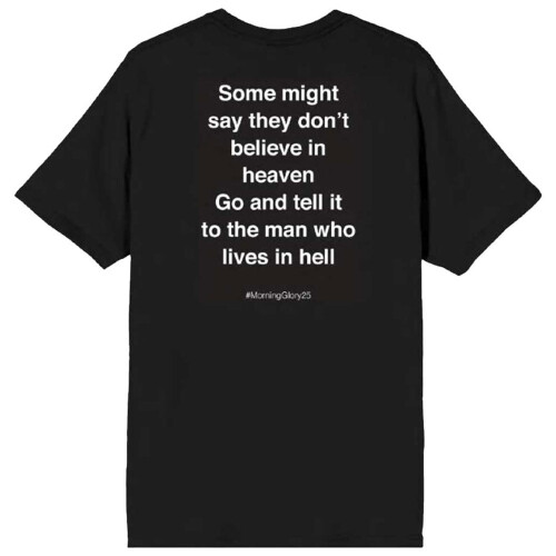 Oasis (M, Black) Oasis Some Might Say Lyrics T Shirt 2