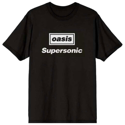 Oasis (L, Black) Oasis Supersonic Title T Shirt 1