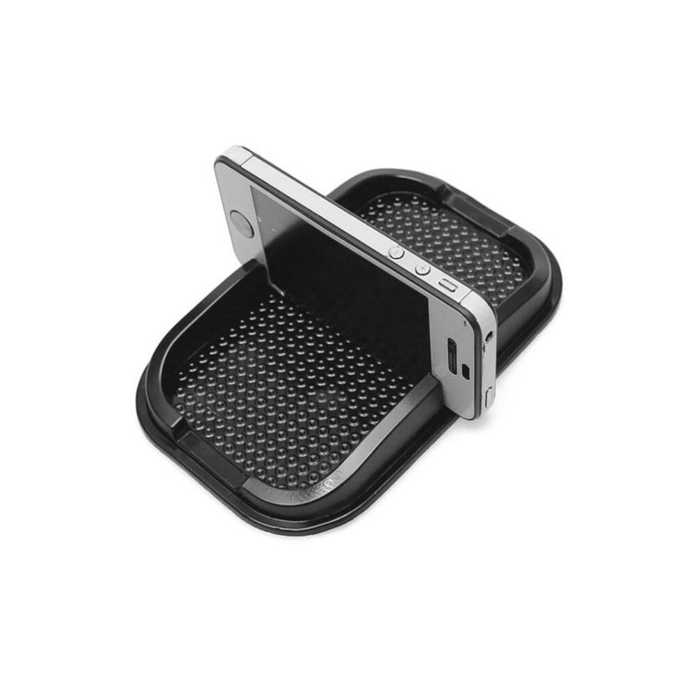 Universal Mobile Phone Car Rubber Smart Non-Slip Stand Holder, For Iphone, Galaxy, Sony, Lenovo, Htc, Huawei, And Other Smartphones(Black) Black 740390253661