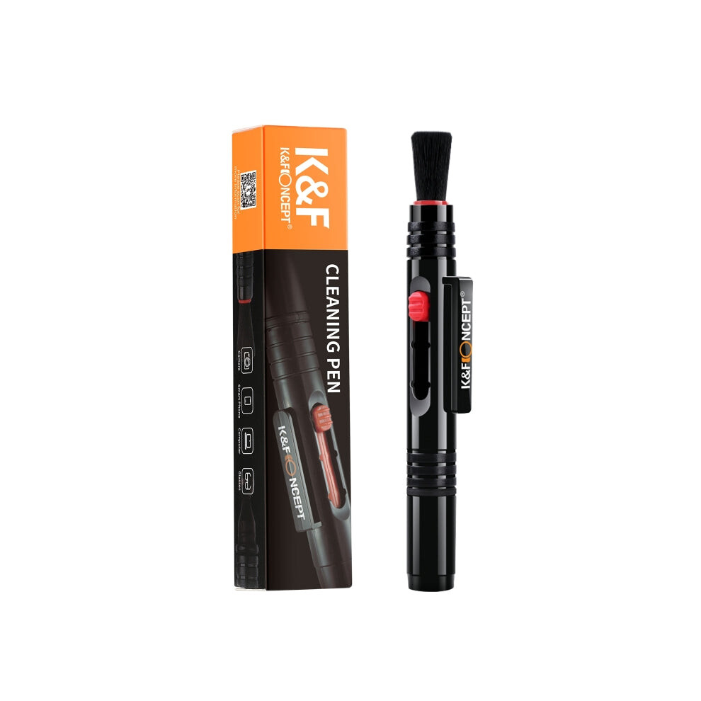 K&F Concept Sku.1691 2 In 1 Lens Cleaning Pen With Retractable Soft Brush For Camera Lens 740390249800