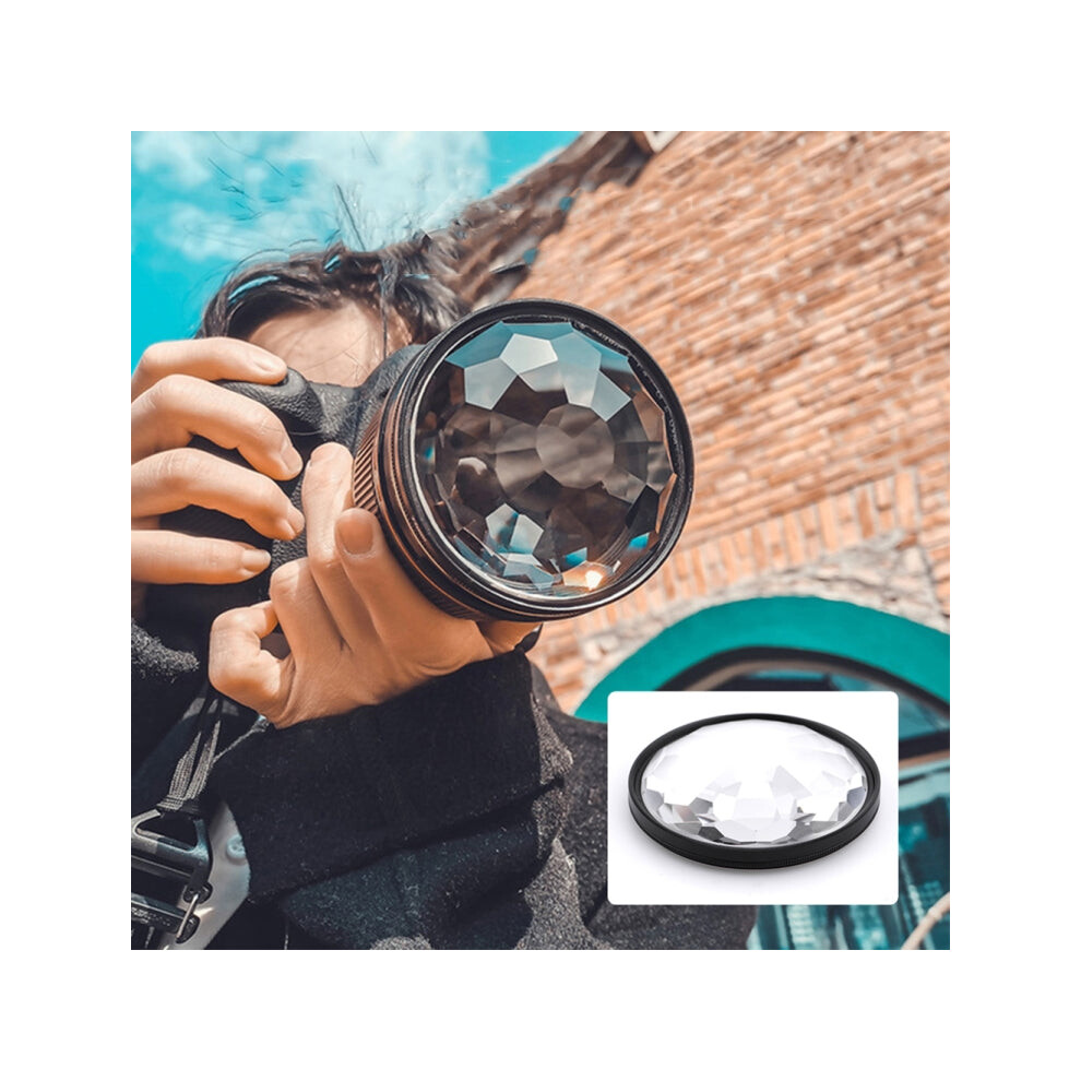 77Mm 77Mm Kaleidoscope Prism Foreground Blur Camera Glass Filter Lens 740390249787