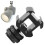 2PCS Universal Camera Rotary PTZ Three-Head Hot Shoe Base 4