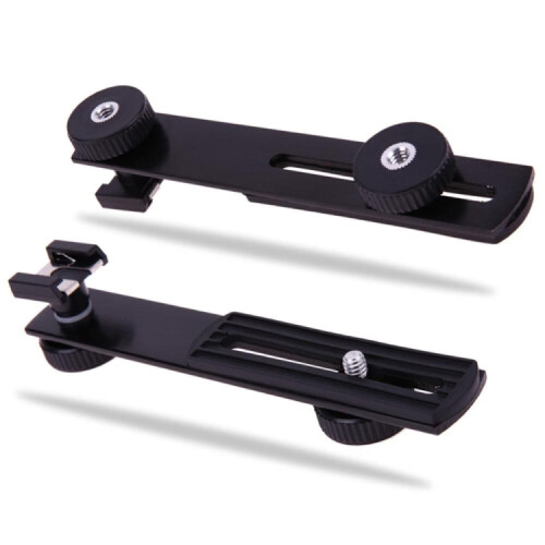Metal Flash Bracket for DSLR Camera(Black) 1
