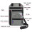 RFID Multi-Function Halter Passport Bag Certificate Protection Cover(Lake Blue) 5